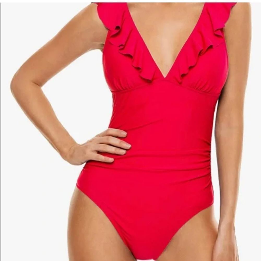 Annbon Ruffle swimsuit Women's